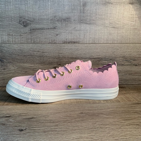 Converse CTAS Ox Pink Foam/ Gold/ Egret Sneakers - Picture 3 of 4